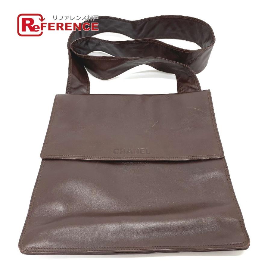 Chanel レディースファッション シャネル G 12 Chanel ロゴ ファッション サコッシュ 斜めがけショルダー ショルダーバッグ 鞄 スリム シンプル G 12 リファレンス ブラウン コレクション 待望の再販開始 の