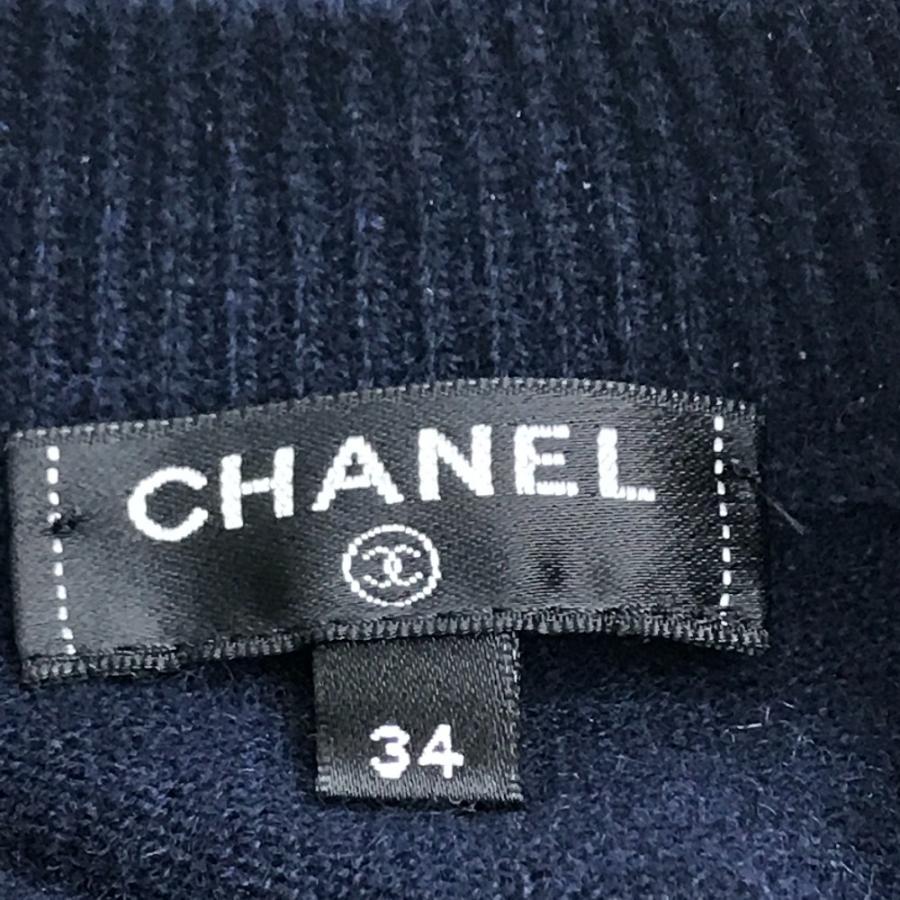 CHANEL シャネル P57330 ガブリエル ココ クルーネック 長袖 ニット 