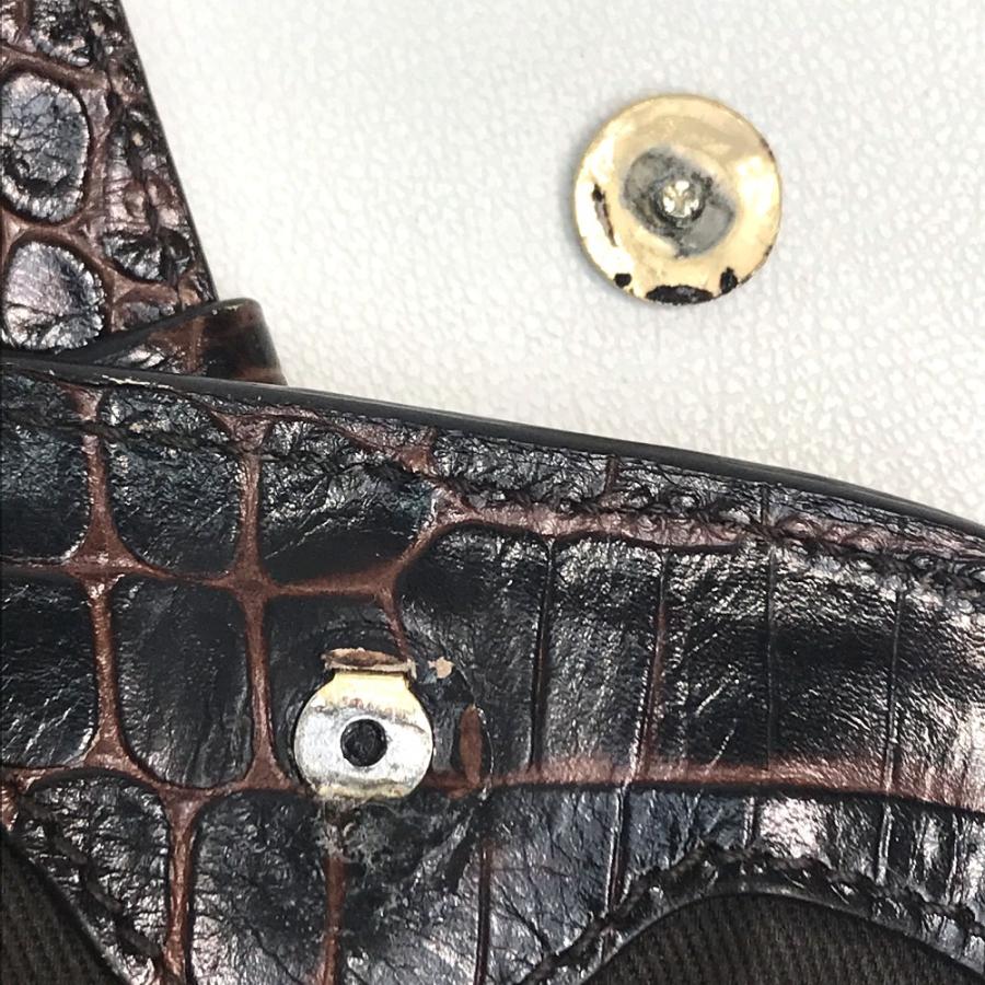 CELINE セリーヌ ロゴ マカダム がま口 トートバッグ タッセル 