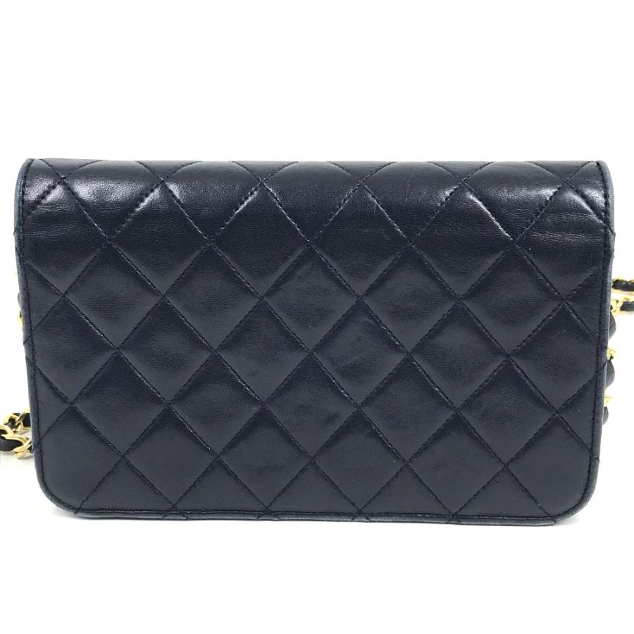 CHANEL シャネル CC ココマーク マトラッセ/肩掛け チェーンショルダー ショルダーバッグ ラムスキン ネイビー レディース【中古】 | CHANEL | 01