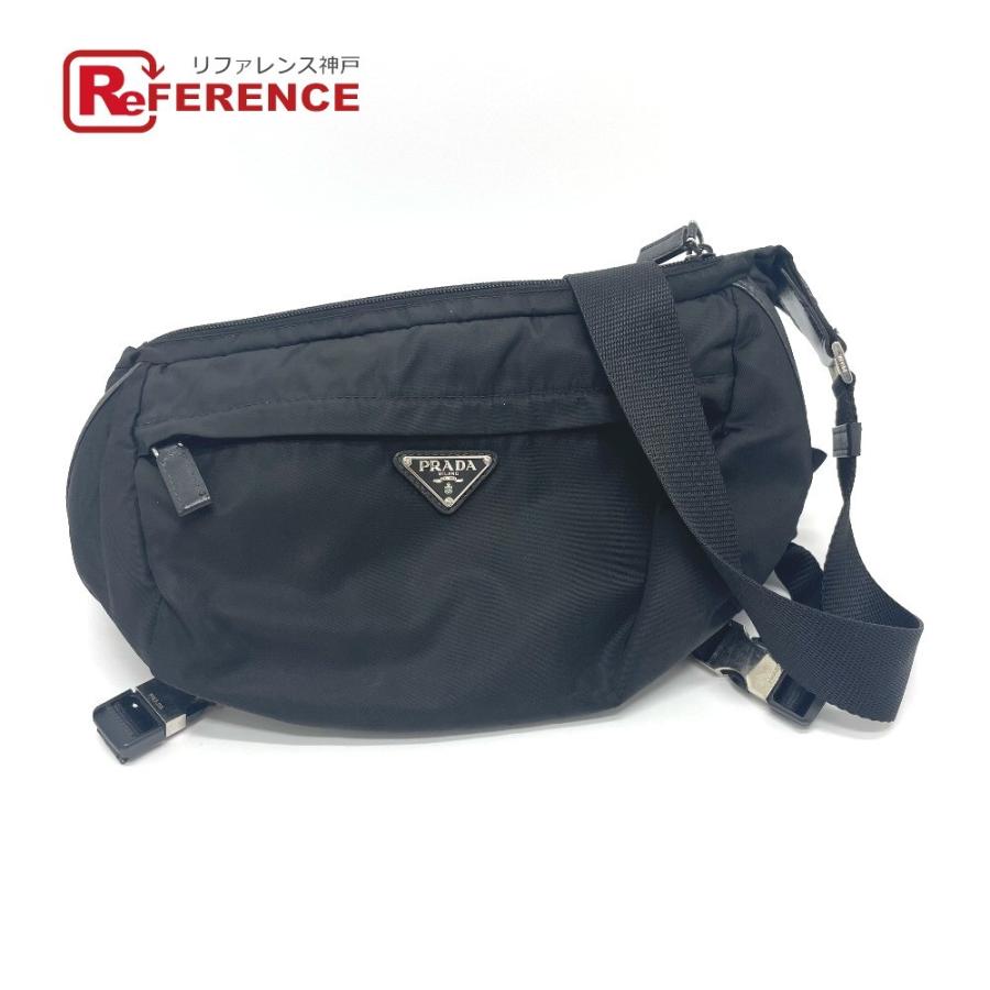 Prada プラダ 2vh994 ショルダーバッグ ロゴプレート ボディバッグ ブラック メンズ 中古 G 24 リファレンス コレクション 通販 Yahoo ショッピング