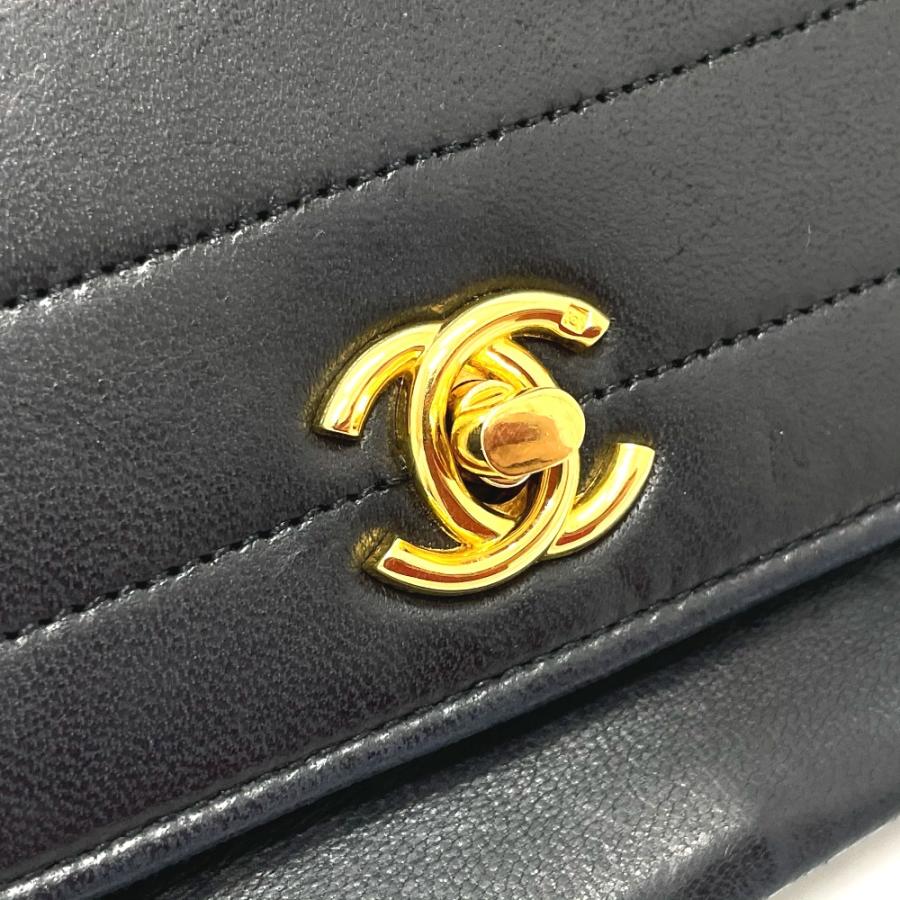 CHANEL シャネル ステッチ ココマーク チェーンバッグ ショルダー