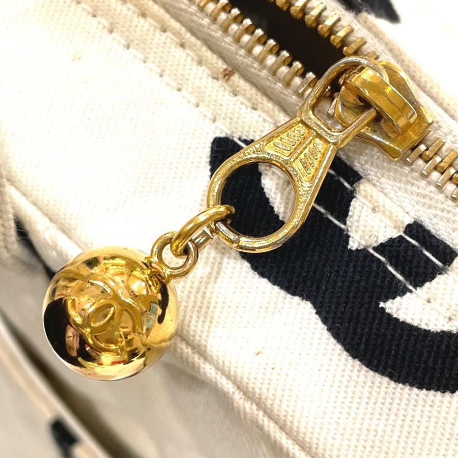 CHANEL シャネル CCココマーク マトラッセ ロゴ トートバッグ ハンドバッグ キャンバス レディース アイボリー系 | CHANEL | 06