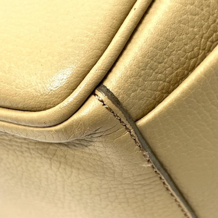 BURBERRY バーバリー ロゴ サイドポケット トートバッグ ハンドバッグ 通学 レザー レディース ベージュ | BURBERRY | 05