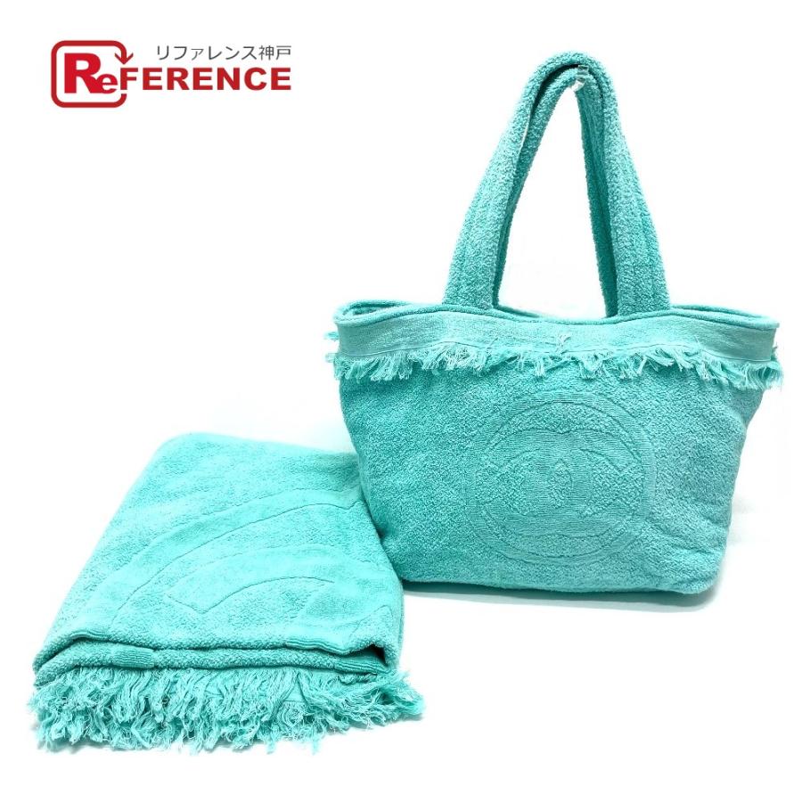 CHANEL シャネル A56112 CC ココマーク ビーチバッグ タオル付 トート