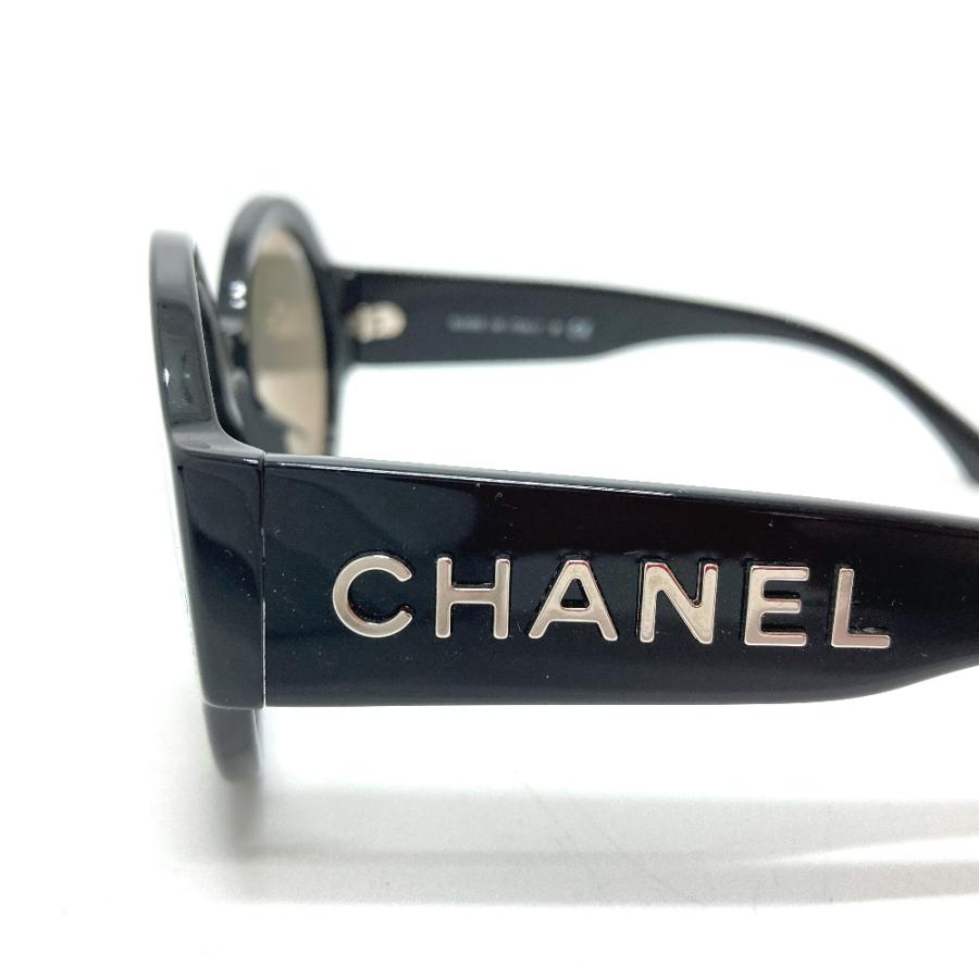 美品 CHANEL シャネル 5410-A テンプルロゴ ミラー サングラス プラスチック レディース ブラック | CHANEL | 03