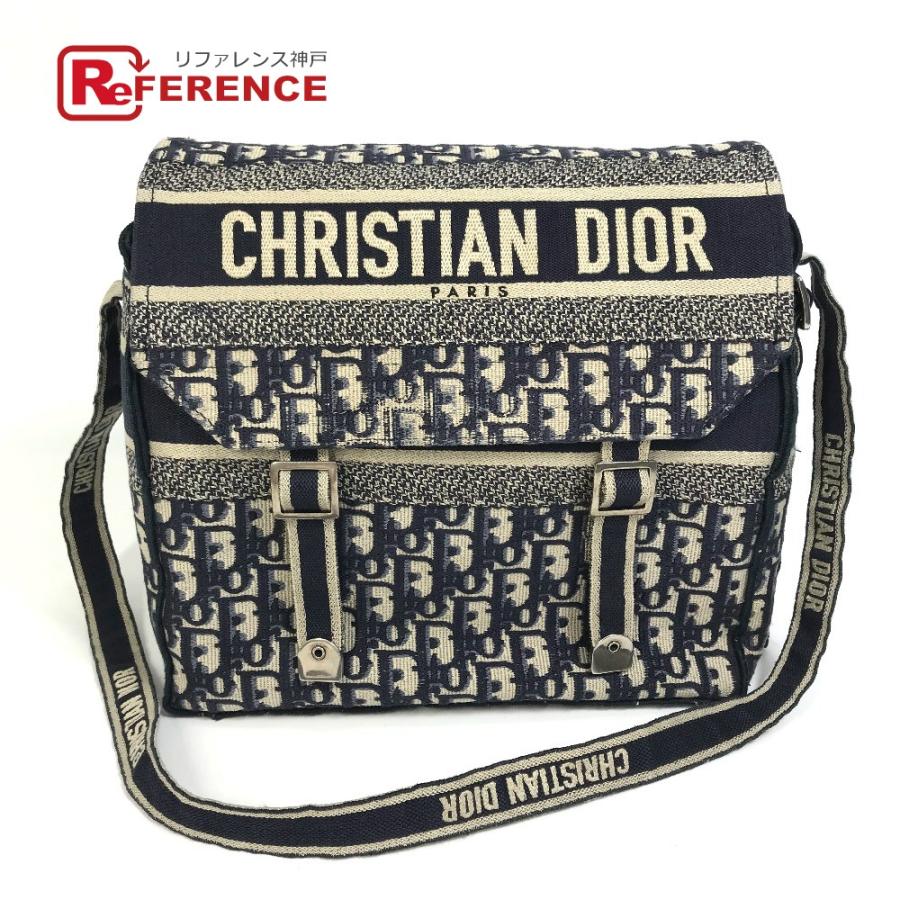 Dior ディオール オブリーク エンブロイダリー ディオールキャンプ メッセンジャーバッグ ショルダーバッグ キャンバス ネイビー【中古】  :G-211125-19:リファレンス コレクション - 通販 - Yahoo!ショッピング