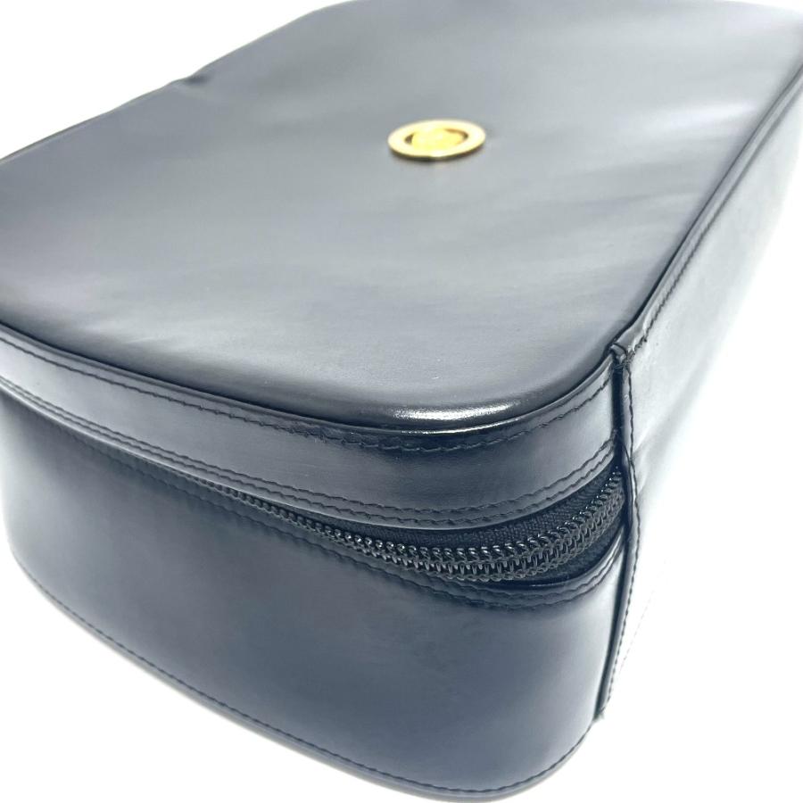 VERSACE ヴェルサーチ メデューサ バニティ型 ハンドバッグ レザー ユニセックス ブラック×ゴールド金具 |  | 02