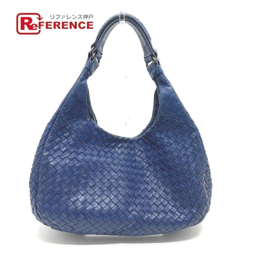 BOTTEGA VENETA ボッテガヴェネタ 125787 イントレチャート 編み込み トートバッグ ショルダーバッグ ブルー  :G-211210-15:リファレンス コレクション - 通販 - Yahoo!ショッピング