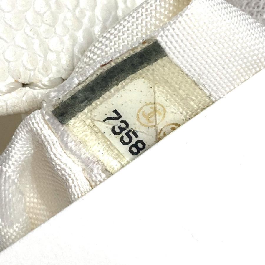 CHANEL シャネル 手提げ カバン ハンドバッグ 肩掛け トートバッグ CC ココマーク ショルダーバッグ ホワイト レディース【中古】 | CHANEL | 12