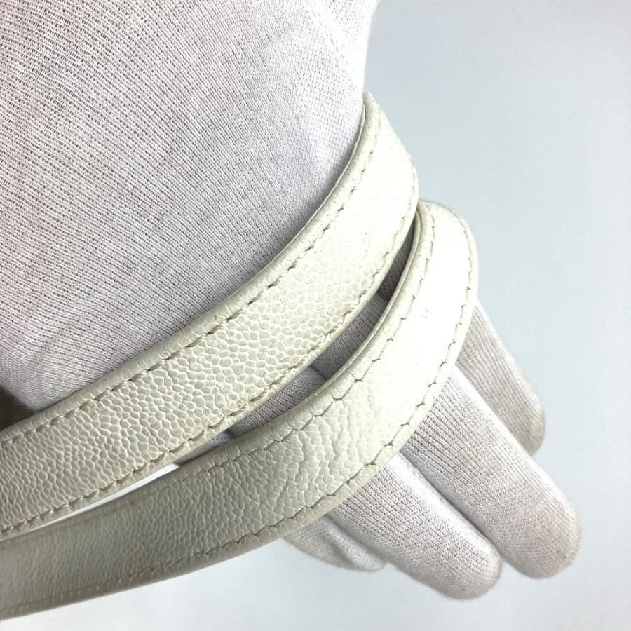 CHANEL シャネル 手提げ カバン ハンドバッグ 肩掛け トートバッグ CC ココマーク ショルダーバッグ ホワイト レディース【中古】 | CHANEL | 07