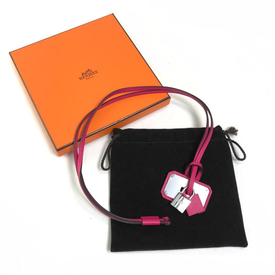未使用 HERMES エルメス オーケリー GM　オーケリーGM アクセサリー ペンダント ネックレス ローズメキシコ ピンク系 レディース【中古】 | HERMES | 06