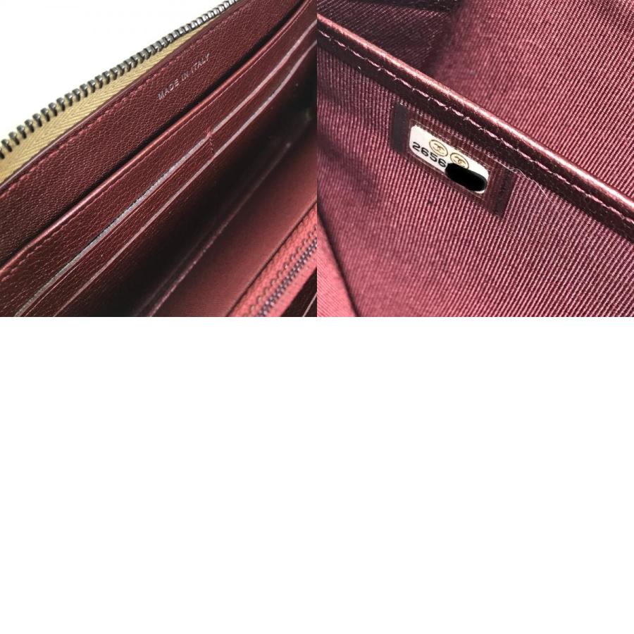 CHANEL シャネル マトラッセ 財布 ロングウォレット ラウンドファスナー グラデーション 長財布 ゴールド×ブラウン レディース【中古】 | CHANEL | 09