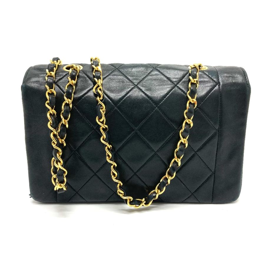 CHANEL シャネル ダイアナ22　ダイアナ 22 カバン シングルチェーン CCココマーク ショルダーバッグ ブラック レディース【中古】 | CHANEL | 01