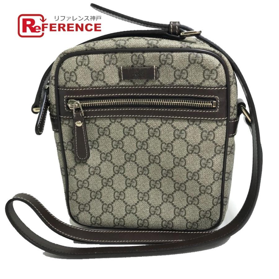 GUCCI グッチ 233268 GG柄 斜め掛け ショルダーバッグ PVC/レザー