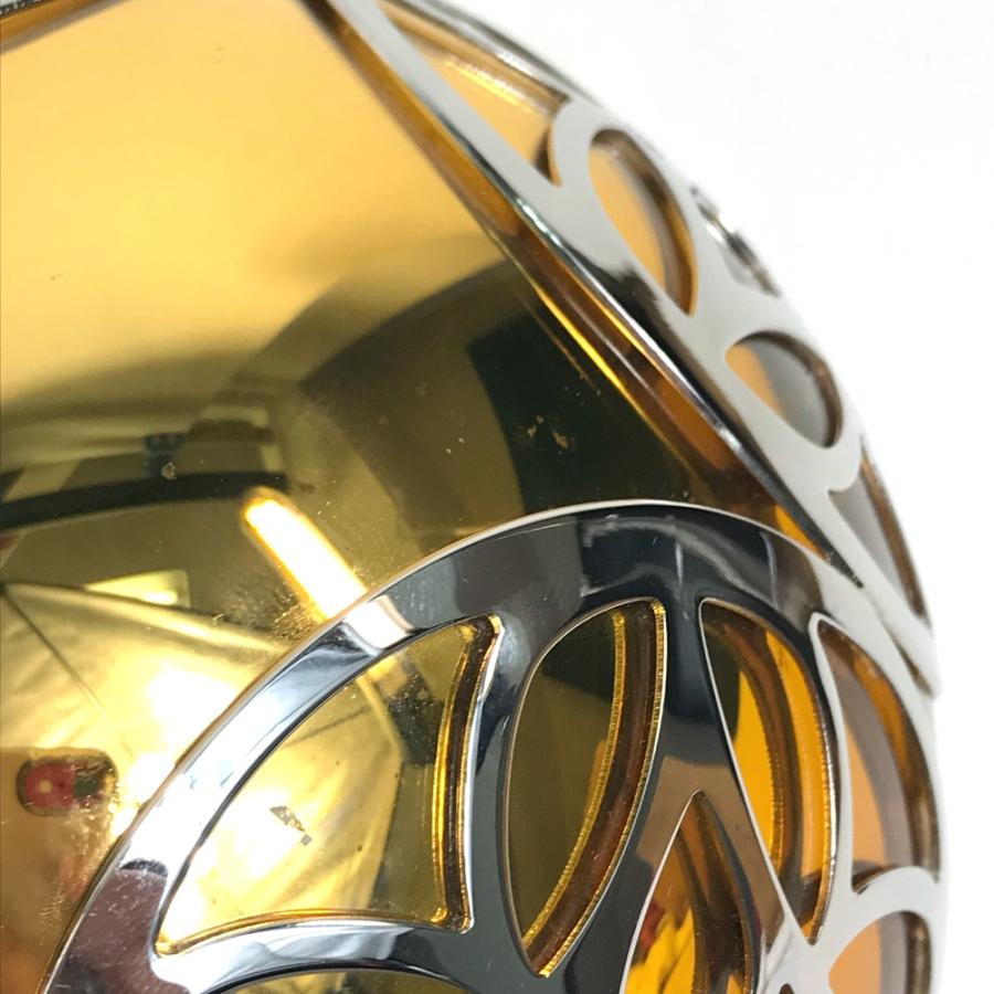 LOUIS VUITTON - ルイヴィトン LOUIS VUITTON オーナメント M47005 モノグラム ボール オブジェ メタル ゴールド×シルバー LOUIS VUITTON M47005 With Monogram case ornament ball object