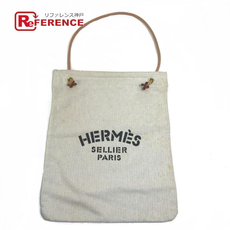 HERMES エルメス アリーヌ 肩掛け ワンショルダー ショルダーバッグ トワルシェブロン ナチュラル×ブラウン ユニセックス【中古】  :G-220225-33:リファレンス コレクション - 通販 - Yahoo!ショッピング