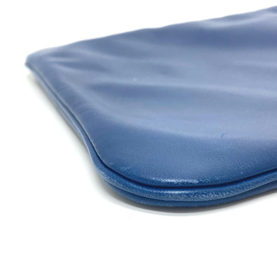 HERMES エルメス アリーヌ ミニ カバン ポシェット 斜め掛け レザー ショルダーバッグ ブルードマルト ブルー レディース【中古】 | HERMES | 05