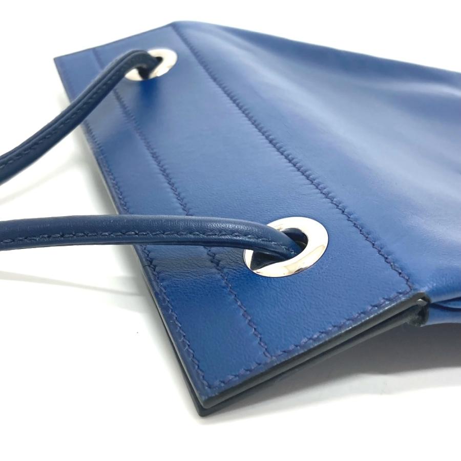HERMES エルメス アリーヌ ミニ カバン ポシェット 斜め掛け レザー ショルダーバッグ ブルードマルト ブルー レディース【中古】 | HERMES | 06