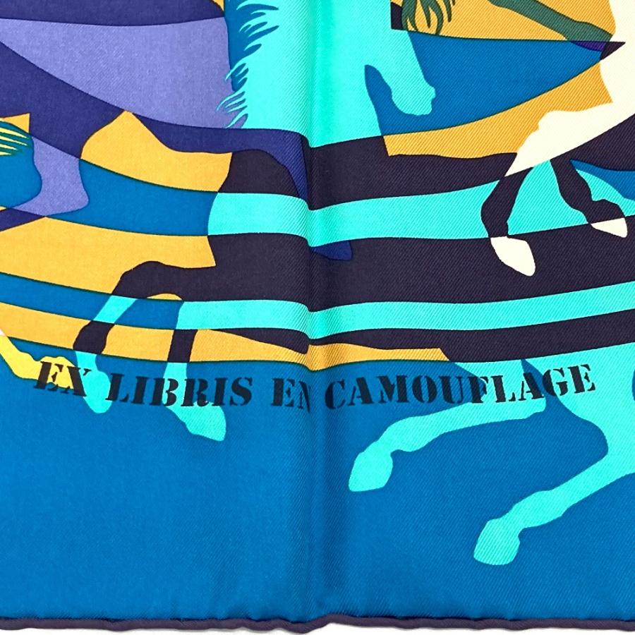 【美品】HERMES スカーフ カレ90 エクスリブリス カモフラージュ 楽天市場】HERMES エルメス カレ90 EX LIBRIS EN CAMOUFLAGE