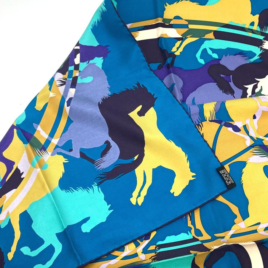 【美品】HERMES スカーフ カレ90 エクスリブリス カモフラージュ HERMES エルメス カレ90 EX LIBRIS EN CAMOUFLAGE エクス