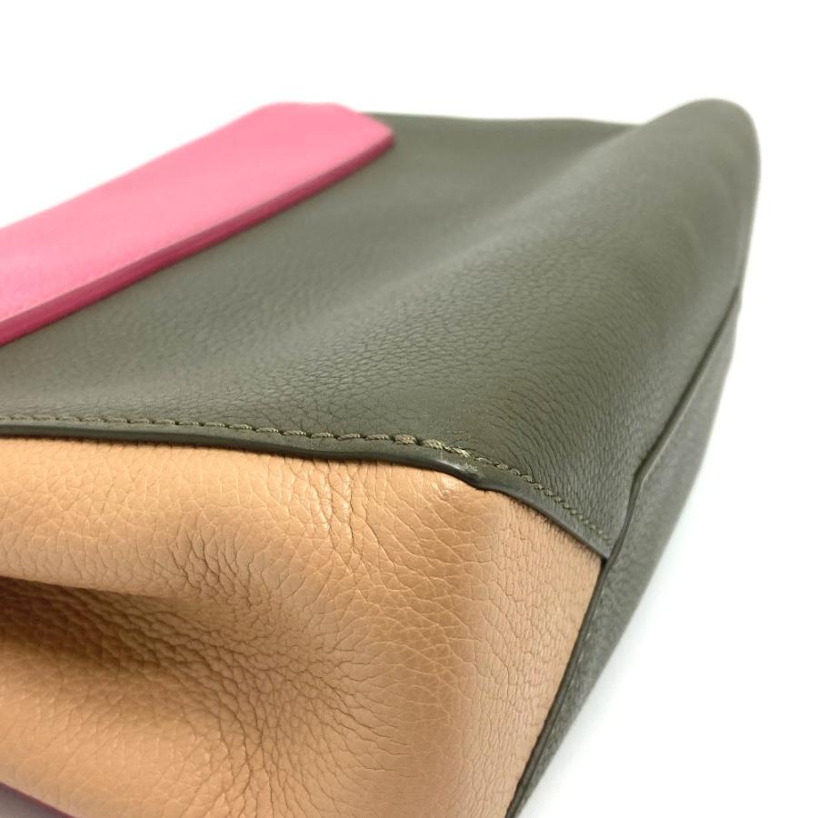 LOUIS VUITTON ルイヴィトン M54103 トリコロール ロックミー2 BB ハンドバッグ ショルダーバッグ レザー ローズ ピンク×カーキ×ベージュ | LOUIS VUITTON | 03
