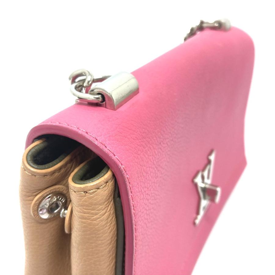 LOUIS VUITTON ルイヴィトン M54103 トリコロール ロックミー2 BB ハンドバッグ ショルダーバッグ レザー ローズ ピンク×カーキ×ベージュ | LOUIS VUITTON | 05