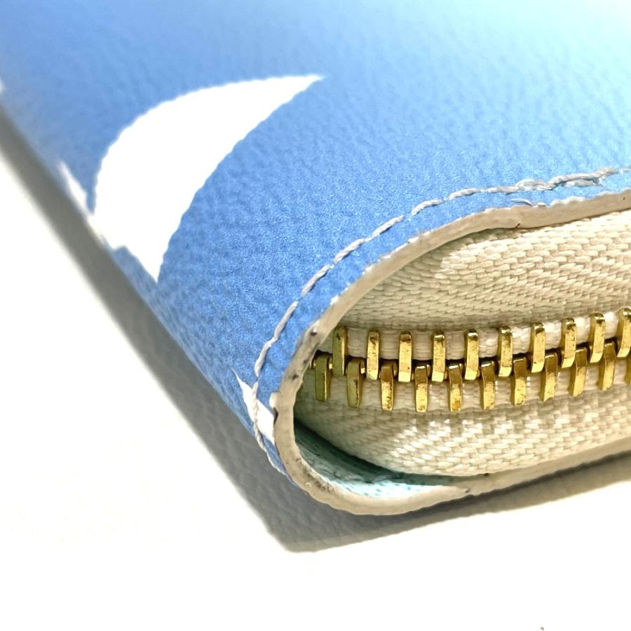 LOUIS VUITTON ルイヴィトン M80360 モノグラムジャイアント バイ・ザ・プール ジッピーウォレット 長財布  ブルー レディース【中古】 | LOUIS VUITTON | 04