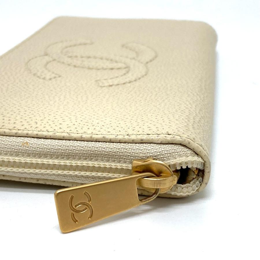 CHANEL シャネル A13228 CC ココマーク ラウンドファスナー ロング 