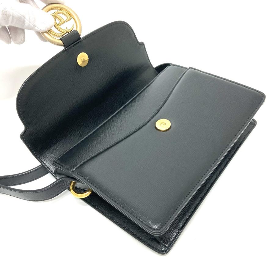 美品 GUCCI グッチ 589474 フラップ カバン 肩掛け 斜め掛け バッグ GGマーモント ショルダーバッグ ブラック レディース【中古】 | GUCCI | 06