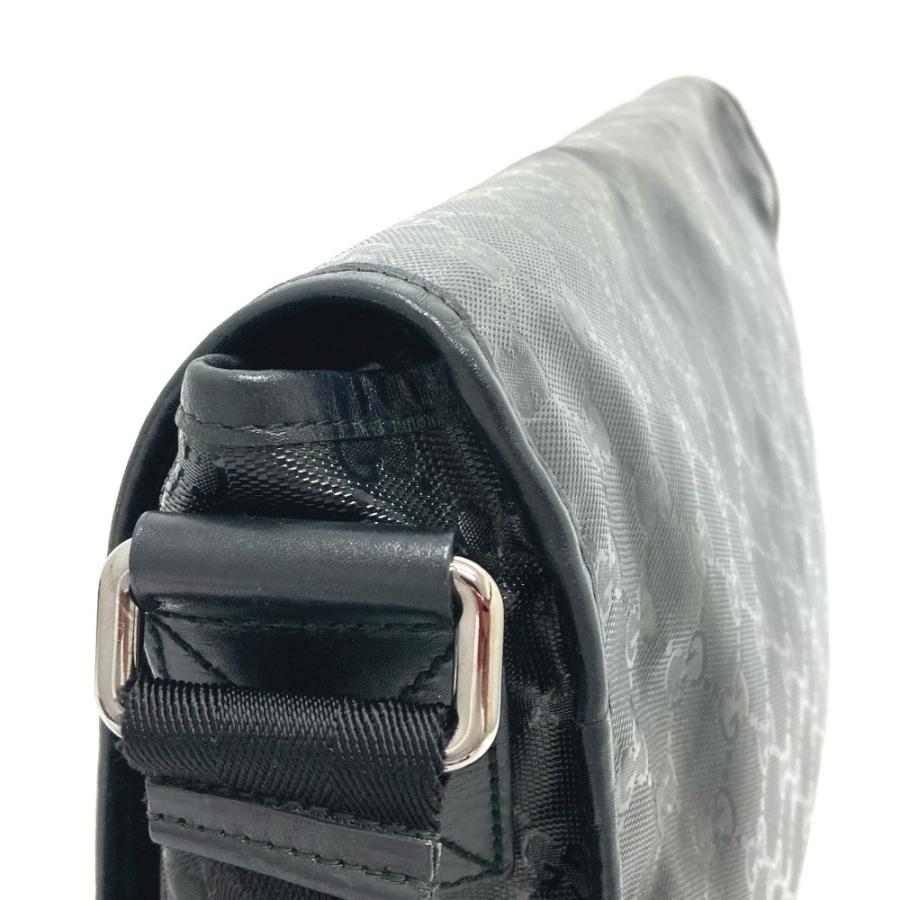 ✨️超美品 ✨️素敵✨️グッチ GGインプリメ メッセンジャーバッグ ブラック GUCCI（グッチ） 201732 GGインプリメ ワンショルダーバッグ