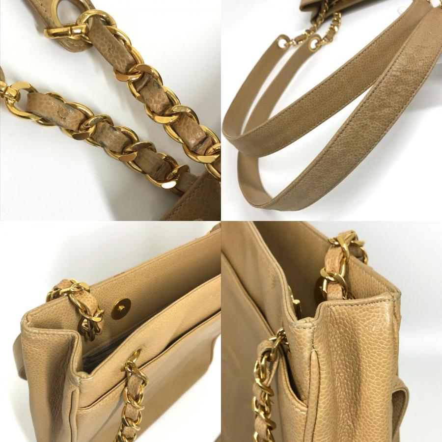 CHANEL シャネル CC ココマーク チェーン トートバッグ 肩掛け  