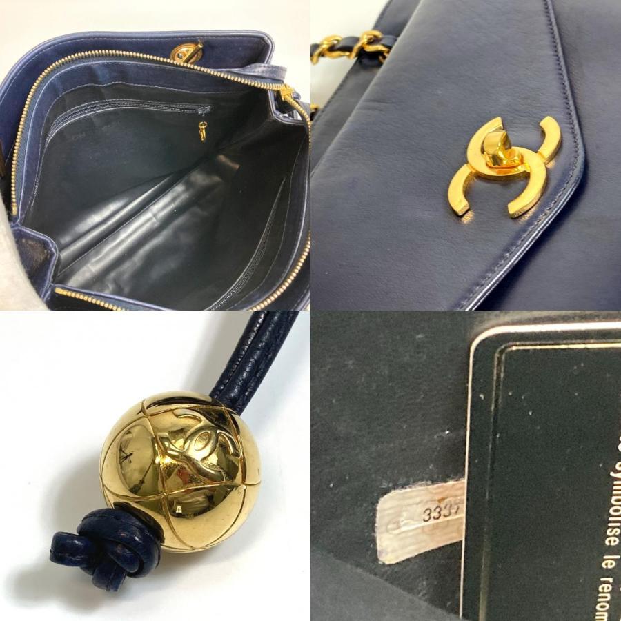 CHANEL シャネル CC ココマーク ココボール チェーン トートバッグ  