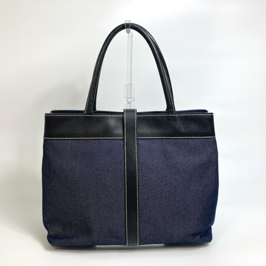 CHANEL（シャネル） CC ココマーク デニム トートバッグ レザー