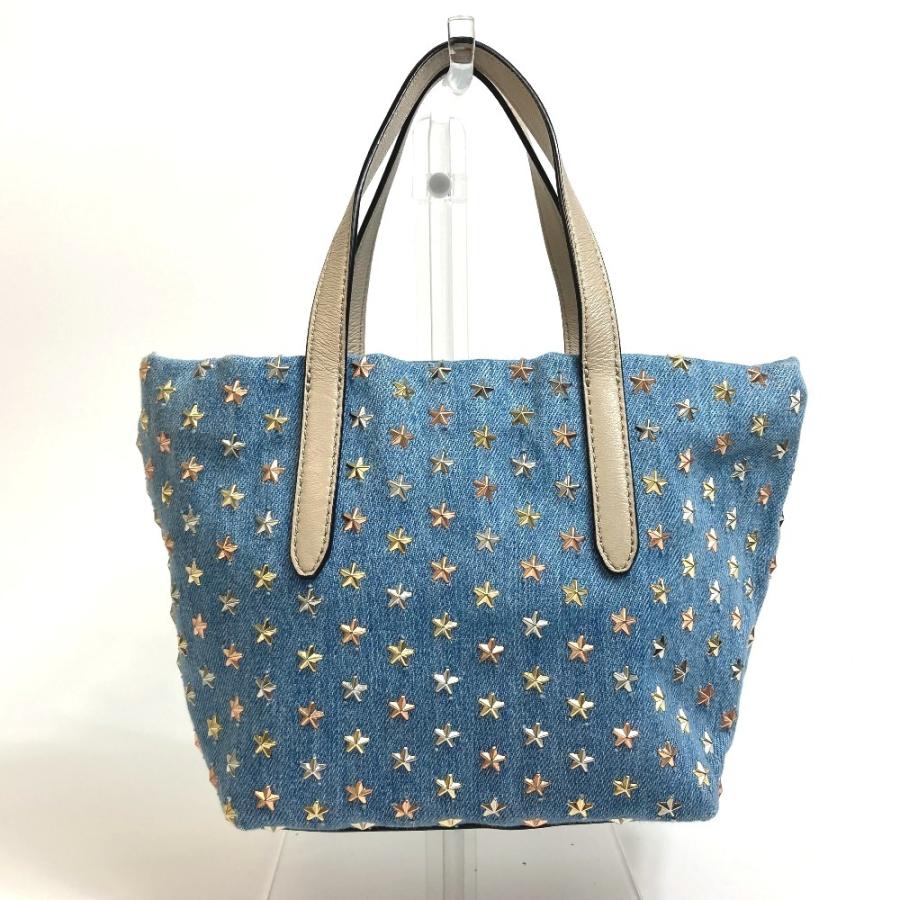 JIMMY CHOO ジミーチュウ スタースタッズ デニム 2WAY ショルダー