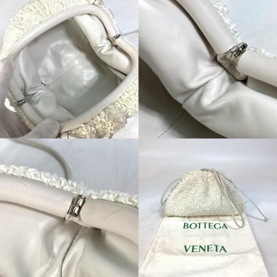 BOTTEGA VENETA ボッテガヴェネタ 585852 がま口 ミニ ザ ポーチ 斜め  