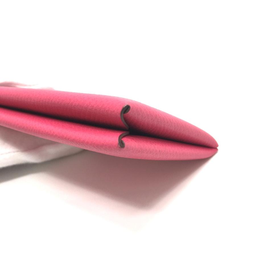 HERMES エルメス カルヴィ 名刺入れ コインケース 小物 二つ折り カードケース ローズティリアン(推定） ピンク レディース【中古】 | HERMES | 02