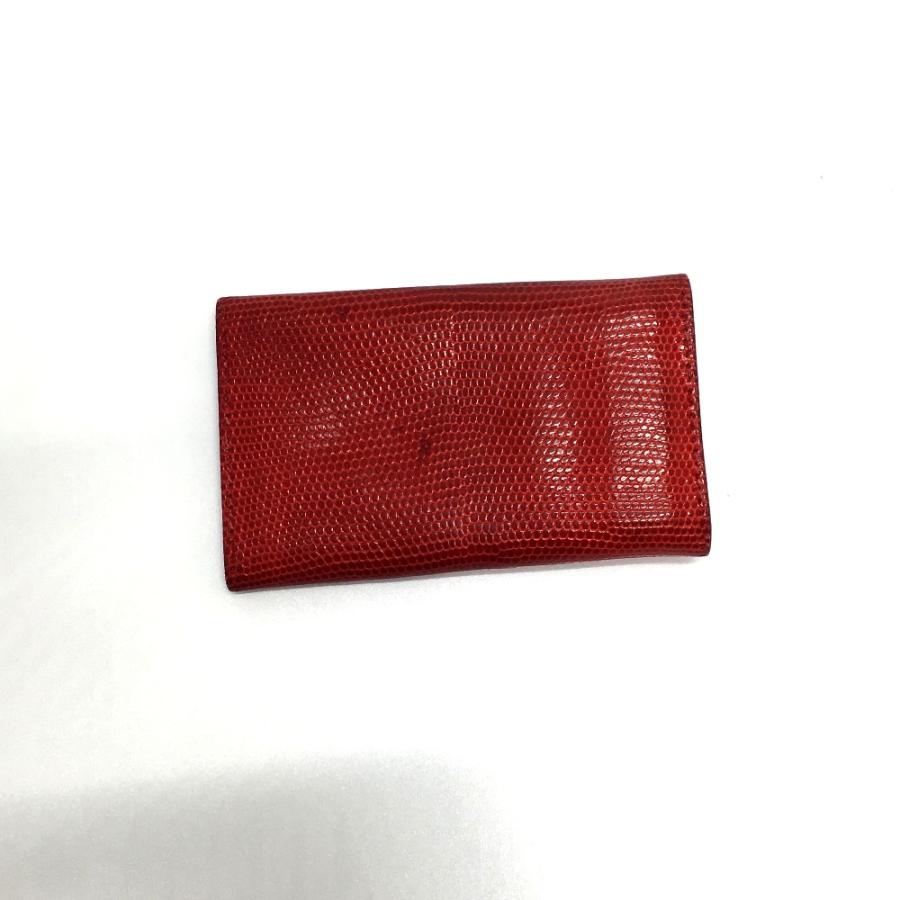 HERMES エルメス セリエ エテュイクレ6 ポティロン 6連 キーケース リザード G□刻 レッド レディース【中古】 | HERMES | 01