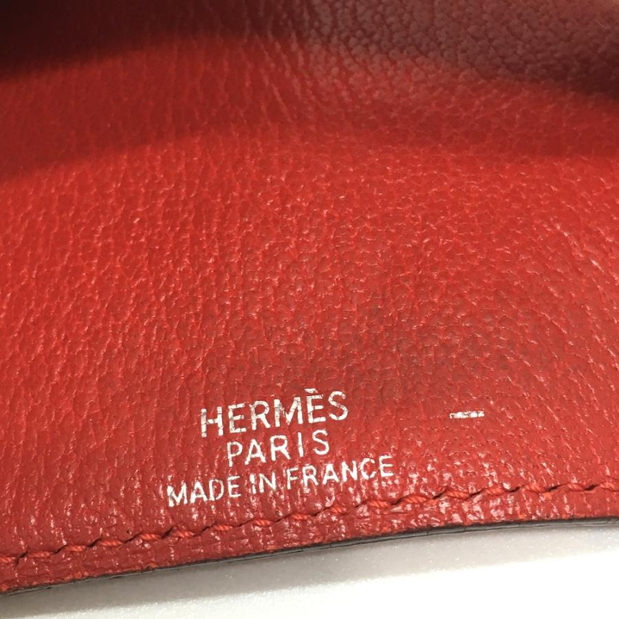 HERMES エルメス セリエ エテュイクレ6 ポティロン 6連 キーケース リザード G□刻 レッド レディース【中古】 | HERMES | 06