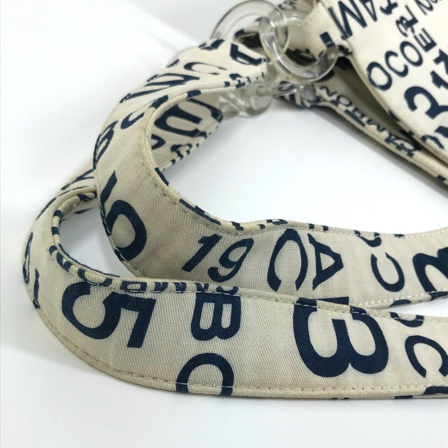 CHANEL シャネル バイシー CCココマーク クリアチェーン 肩掛け トートバッグ キャンバス ホワイト×ネイビー【中古】 | CHANEL | 07