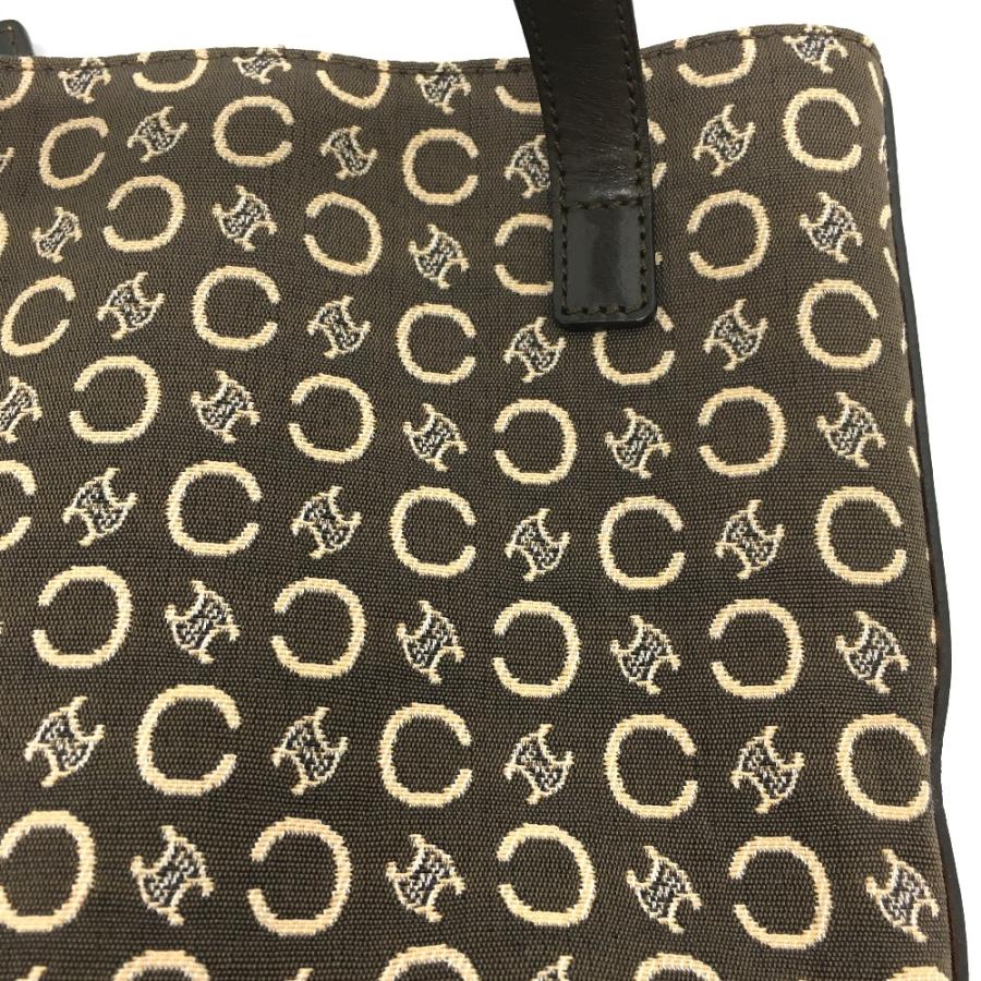 CELINE セリーヌ マカダム ヴィンテージ ミニハンドバッグ ハンドバッグ キャンバス/レザー ブラウン レディース【中古】 | CELINE | 04