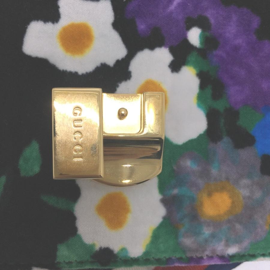 GUCCI グッチ 421882 花柄 シルヴィ スモール リボン ショルダーバッグ  