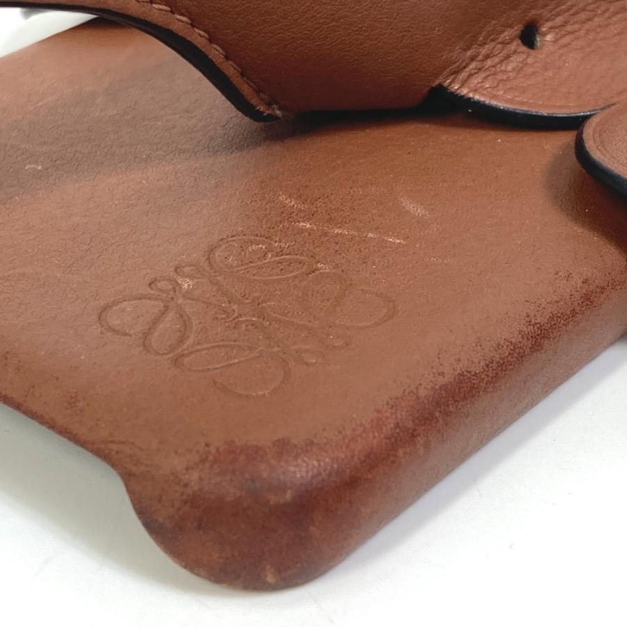 LOEWE ロエベ アイフォンケース ショルダーストラップ iphone 11Pro Max スマートフォンケース レザー 【中古】 | LOEWE | 06