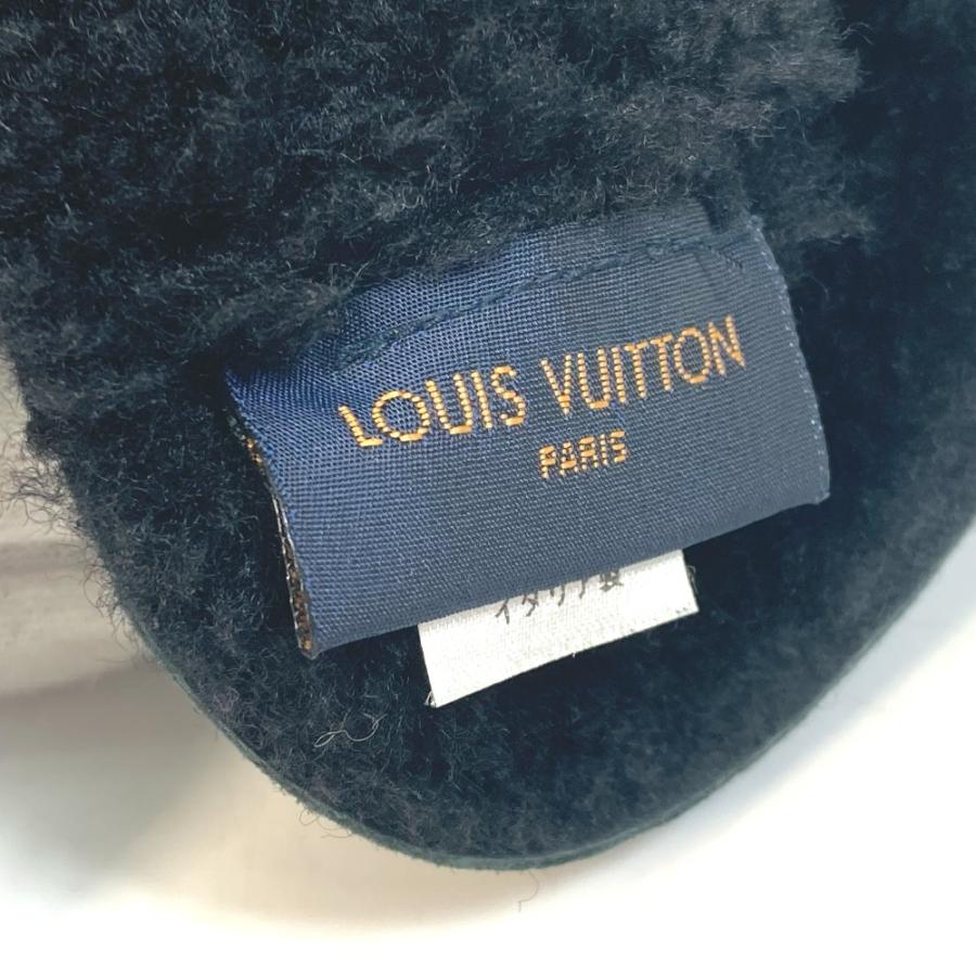 LV ルイヴィトンマフラーミトン手袋セットブラック