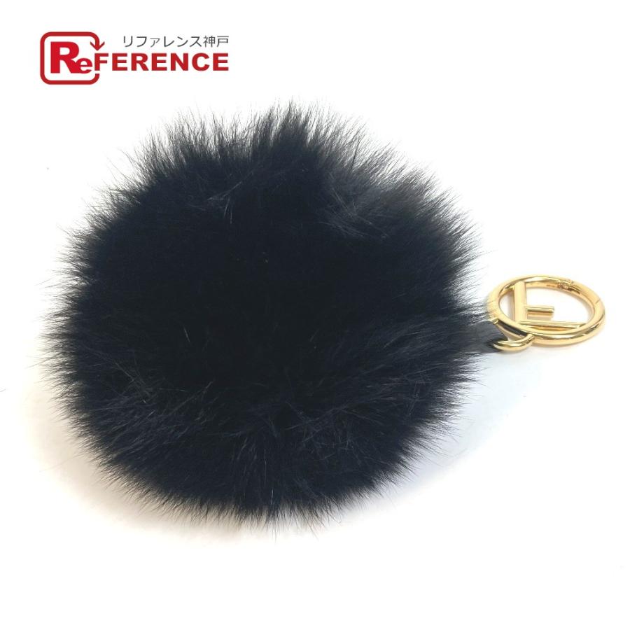 FENDI フェンディ エフィズ ポンポン チャーム キーホルダー バッグ