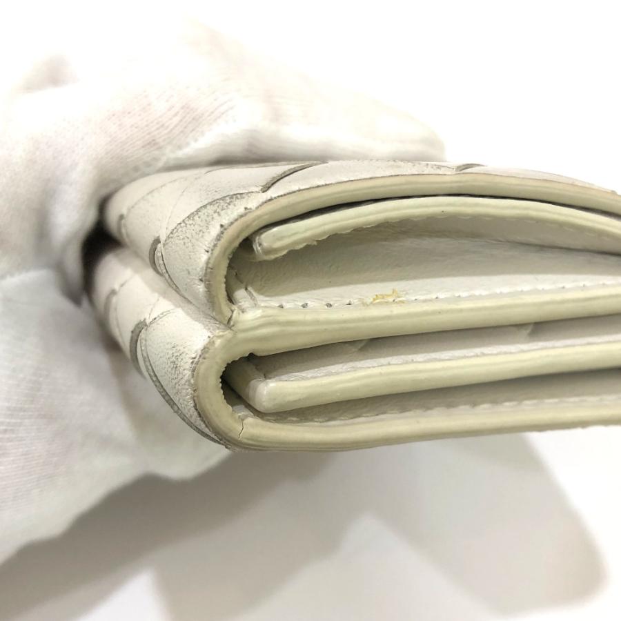 BOTTEGA VENETA ボッテガヴェネタ イントレチャート コンパクトウォレット タイニー 3つ折り財布 レザー レディース【中古】 |  | 04