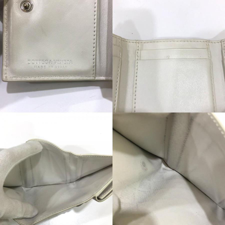 BOTTEGA VENETA ボッテガヴェネタ イントレチャート コンパクトウォレット タイニー 3つ折り財布 レザー レディース【中古】 |  | 07