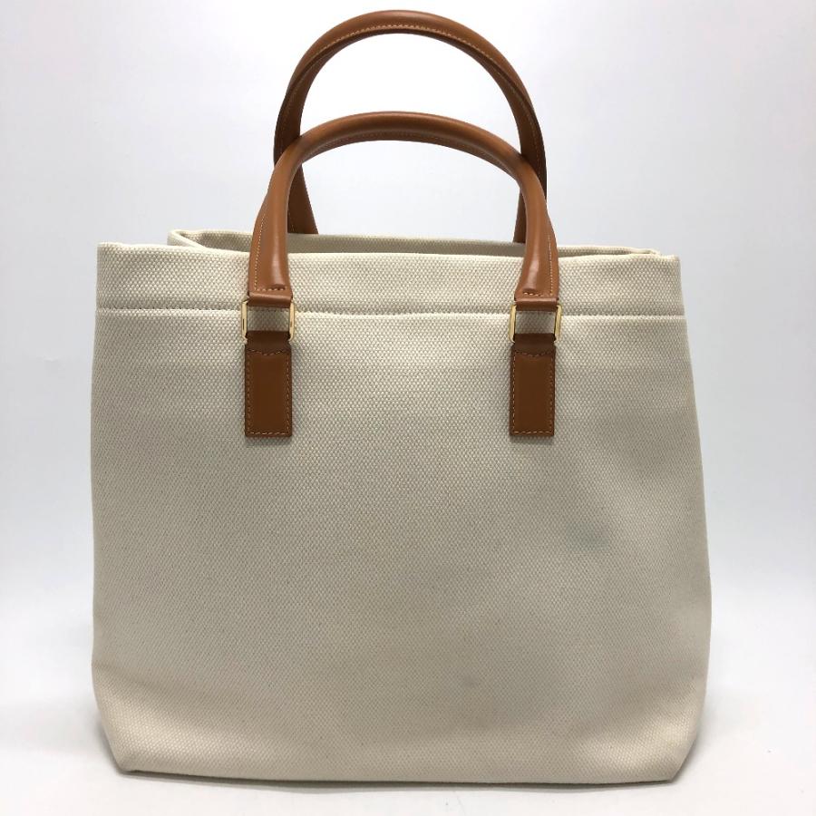 CELINE セリーヌ ロゴ ホリゾンタル カバ トートバッグ キャンバス