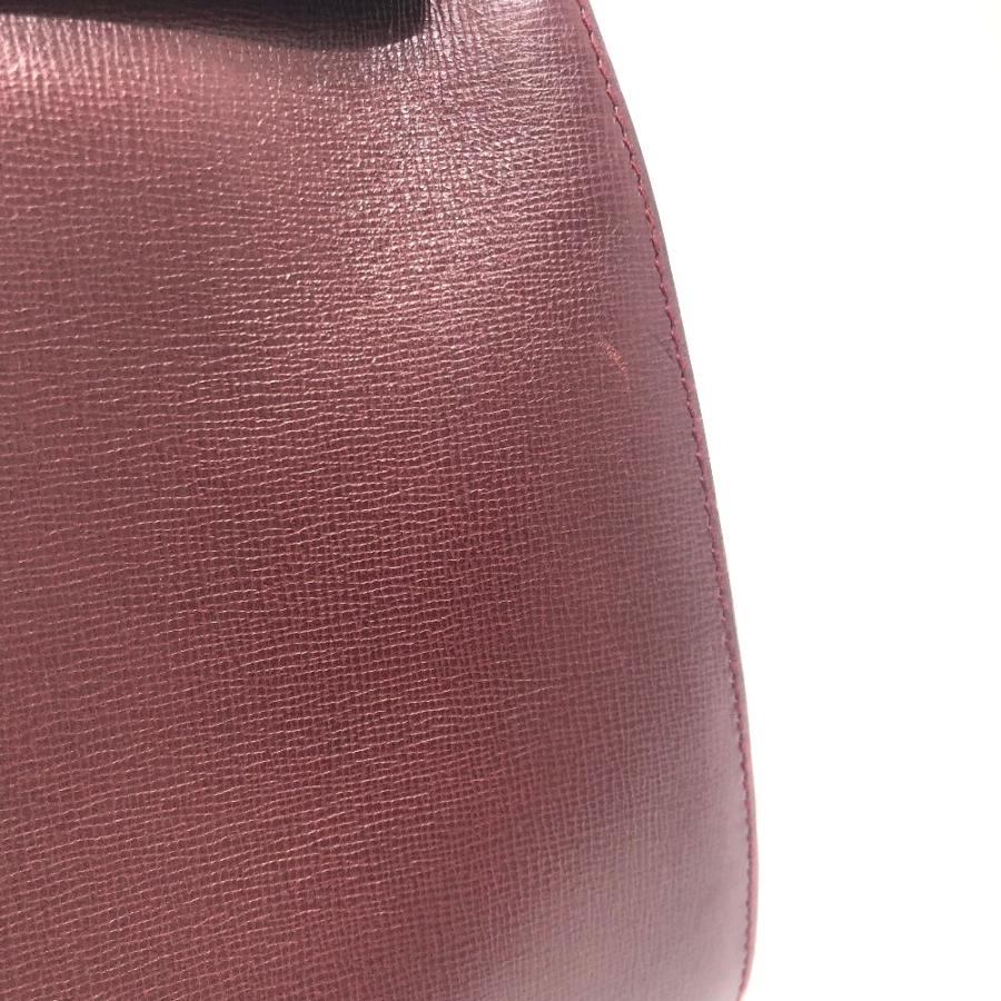 CARTIER カルティエ マストライン ミニリュック バッグパック リュックサック レザー ボルドー レディース【中古】 | Cartier | 04