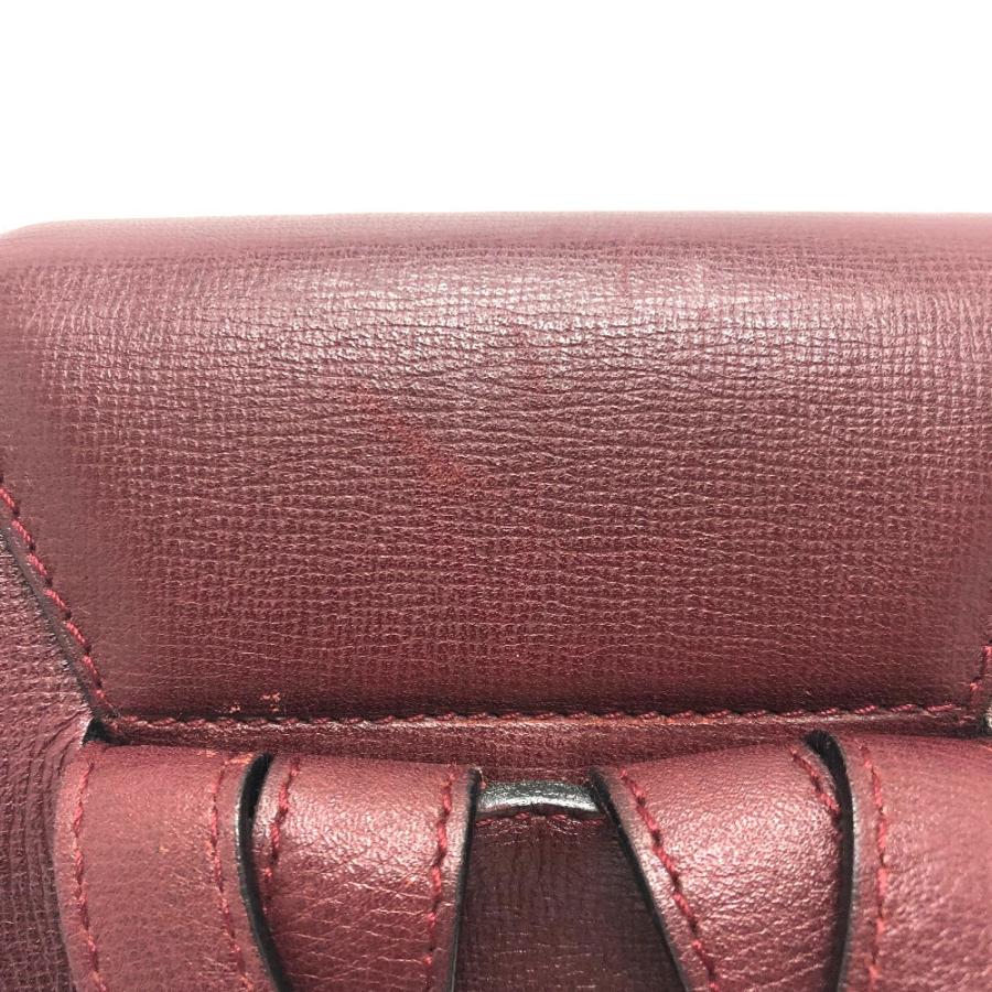 CARTIER カルティエ マストライン ミニリュック バッグパック リュックサック レザー ボルドー レディース【中古】 | Cartier | 06